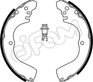 Cifam 153-261 - Комплект спирачна челюст vvparts.bg