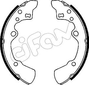 Cifam 153-205 - Комплект спирачна челюст vvparts.bg