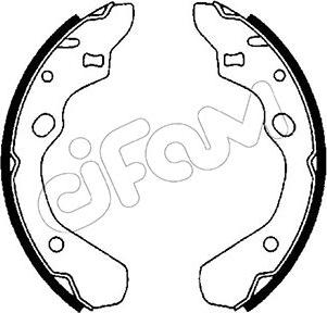 Cifam 153-207 - Комплект спирачна челюст vvparts.bg