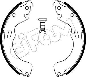 Cifam 153-216 - Комплект спирачна челюст vvparts.bg