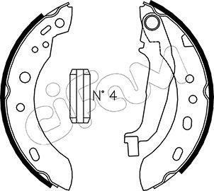 Cifam 153-288 - Комплект спирачна челюст vvparts.bg