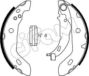 Cifam 153-235 - Комплект спирачна челюст vvparts.bg