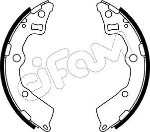 Cifam 153-229 - Комплект спирачна челюст vvparts.bg