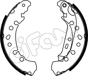 Cifam 153-750 - Комплект спирачна челюст vvparts.bg