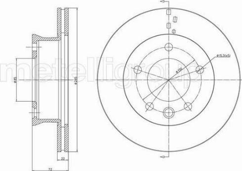 Cifam 800-995 - Спирачен диск vvparts.bg