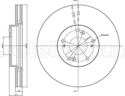 Cifam 800-997C - Спирачен диск vvparts.bg