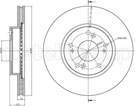 Cifam 800-958C - Спирачен диск vvparts.bg