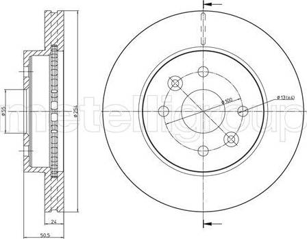 Cifam 800-960 - Спирачен диск vvparts.bg