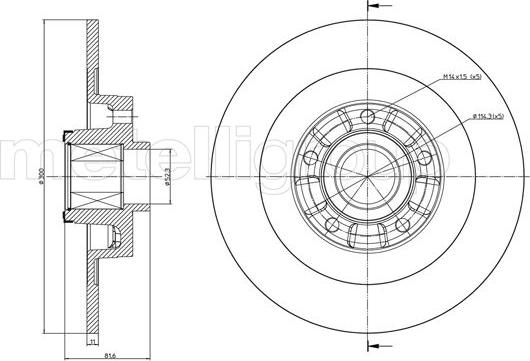 Cifam 800-980 - Спирачен диск vvparts.bg