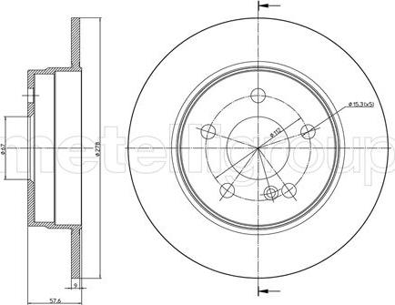 Cifam 800-982C - Спирачен диск vvparts.bg