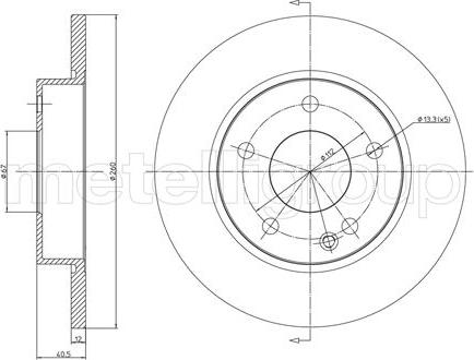 Cifam 800-470C - Спирачен диск vvparts.bg