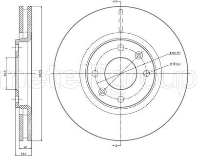 Cifam 800-566C - Спирачен диск vvparts.bg