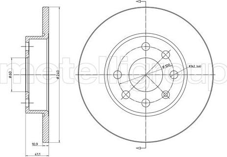 Cifam 800-568C - Спирачен диск vvparts.bg