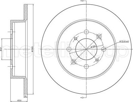 Cifam 800-579C - Спирачен диск vvparts.bg