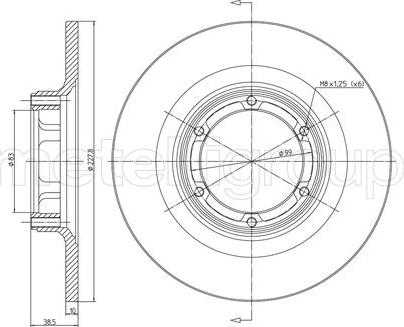 Cifam 800-026 - Спирачен диск vvparts.bg