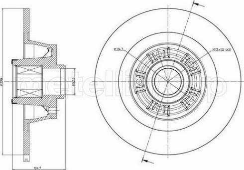 Cifam 800-1499 - Спирачен диск vvparts.bg