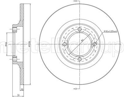 Cifam 800-149 - Спирачен диск vvparts.bg