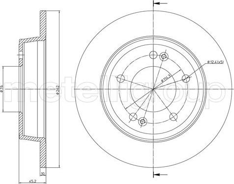 Cifam 800-1440C - Спирачен диск vvparts.bg