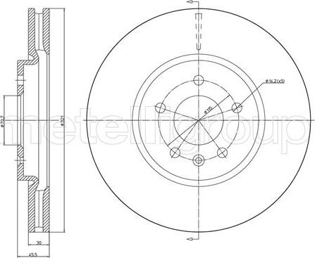 Cifam 800-1436C - Спирачен диск vvparts.bg