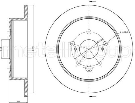 AIMCO 31447 - Спирачен диск vvparts.bg