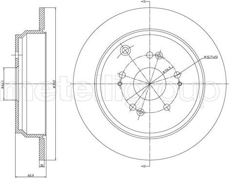 Comline ADC0561 - Спирачен диск vvparts.bg