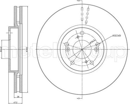 Cifam 800-1686C - Спирачен диск vvparts.bg