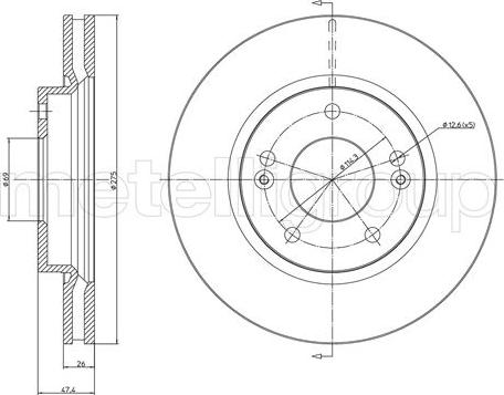 Cifam 800-1688C - Спирачен диск vvparts.bg