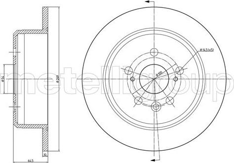 Cifam 800-1672C - Спирачен диск vvparts.bg