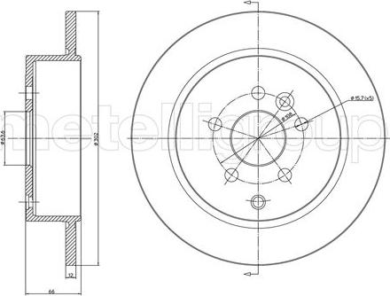 Cifam 800-1052C - Спирачен диск vvparts.bg