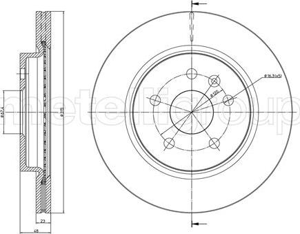 Cifam 800-1009C - Спирачен диск vvparts.bg