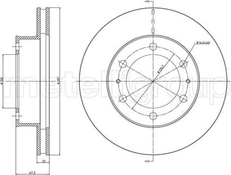 Cifam 800-1077C - Спирачен диск vvparts.bg