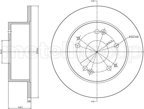 Cifam 800-1199C - Спирачен диск vvparts.bg