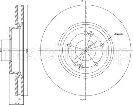 Cifam 800-1162C - Спирачен диск vvparts.bg