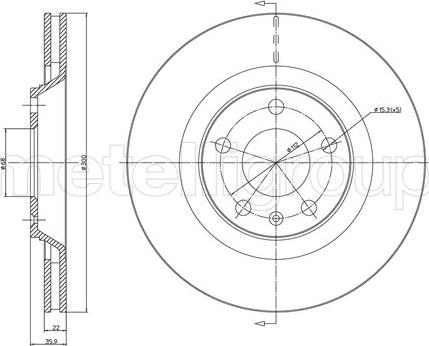 Cifam 800-1179C - Спирачен диск vvparts.bg