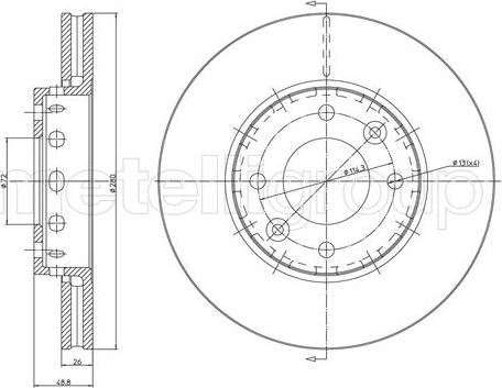 Brake Engineering DI956306 - Спирачен диск vvparts.bg