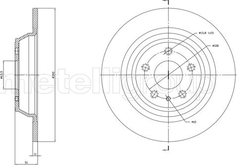 Cifam 800-1786C - Спирачен диск vvparts.bg