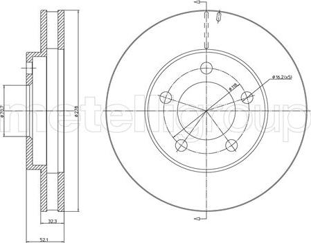 Cifam 800-1720C - Спирачен диск vvparts.bg