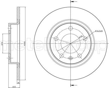 Cifam 800-890C - Спирачен диск vvparts.bg