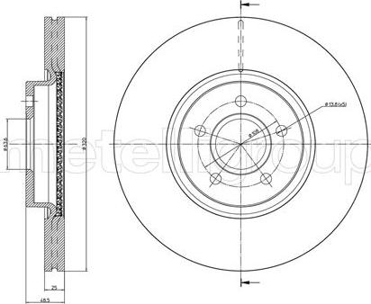 Cifam 800-892C - Спирачен диск vvparts.bg