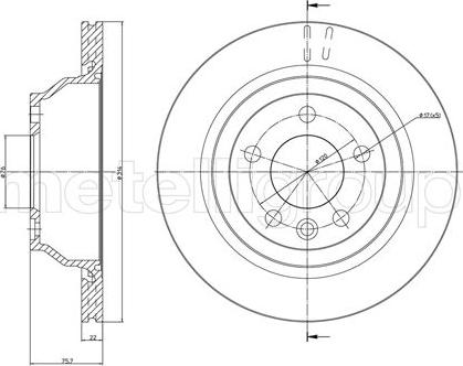 Cifam 800-849C - Спирачен диск vvparts.bg