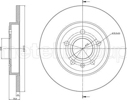 Cifam 800-855C - Спирачен диск vvparts.bg