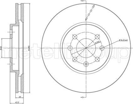 Cifam 800-800C - Спирачен диск vvparts.bg