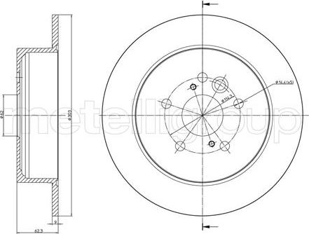 Cifam 800-803C - Спирачен диск vvparts.bg