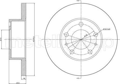 Cifam 800-339 - Спирачен диск vvparts.bg