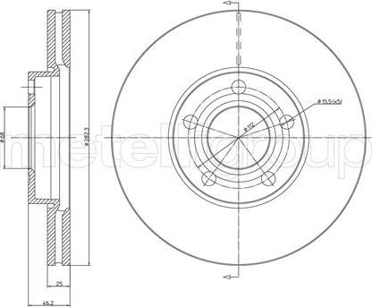 Cifam 800-378C - Спирачен диск vvparts.bg