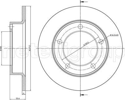 Cifam 800-206 - Спирачен диск vvparts.bg