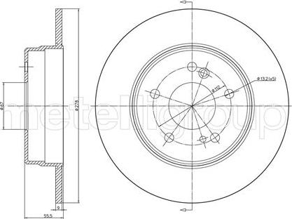 Cifam 800-277C - Спирачен диск vvparts.bg