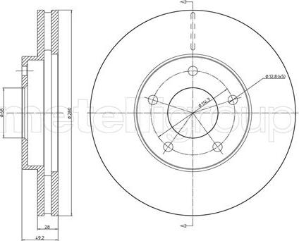 Cifam 800-764C - Спирачен диск vvparts.bg