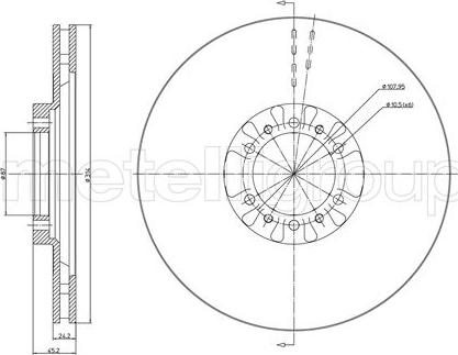 Cifam 800-709 - Спирачен диск vvparts.bg