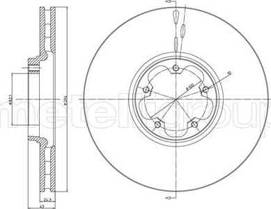 Cifam 800-702 - Спирачен диск vvparts.bg